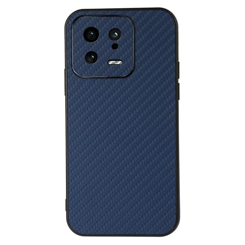 Hoesje voor Xiaomi 13 Klassieke Koolstofvezel