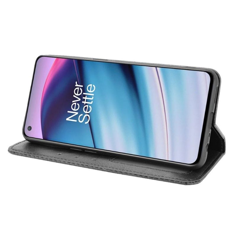 Cover voor OnePlus Nord CE 5G Anti-fall Leer In Cirénius-stijl