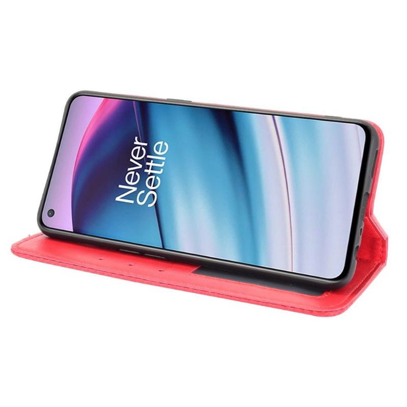 Cover voor OnePlus Nord CE 5G Anti-fall Leer In Cirénius-stijl