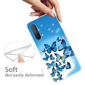 Hoesje voor OnePlus Nord CE 5G Blauwe Vlinders