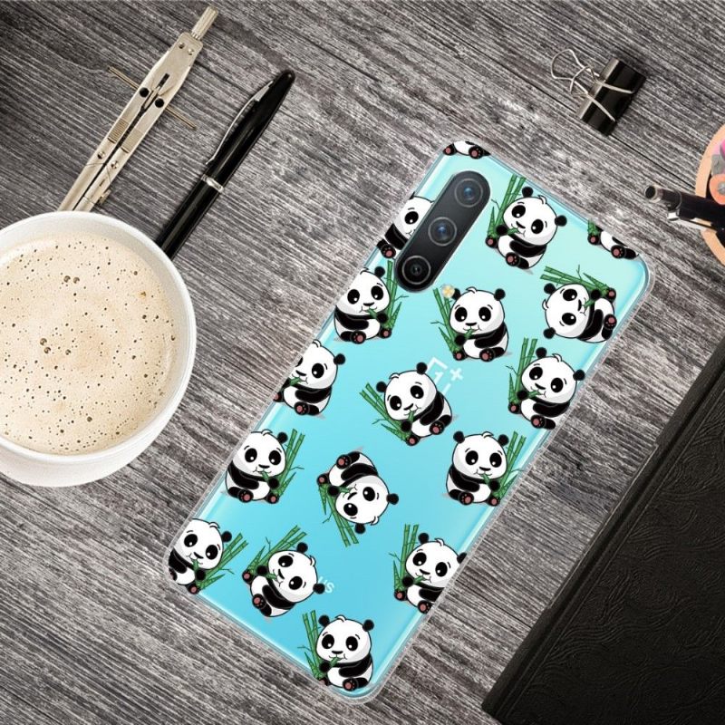 Telefoonhoesje voor OnePlus Nord CE 5G Blije Panda's