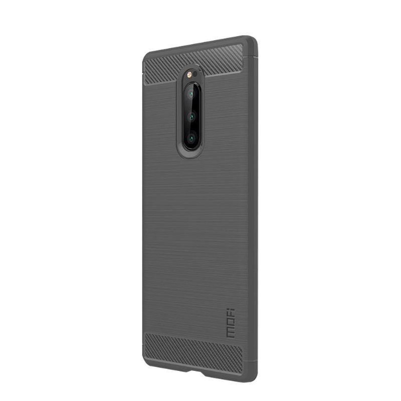 Hoesje voor Sony Xperia 1 Anti-fall Mofi Geborstelde Gel