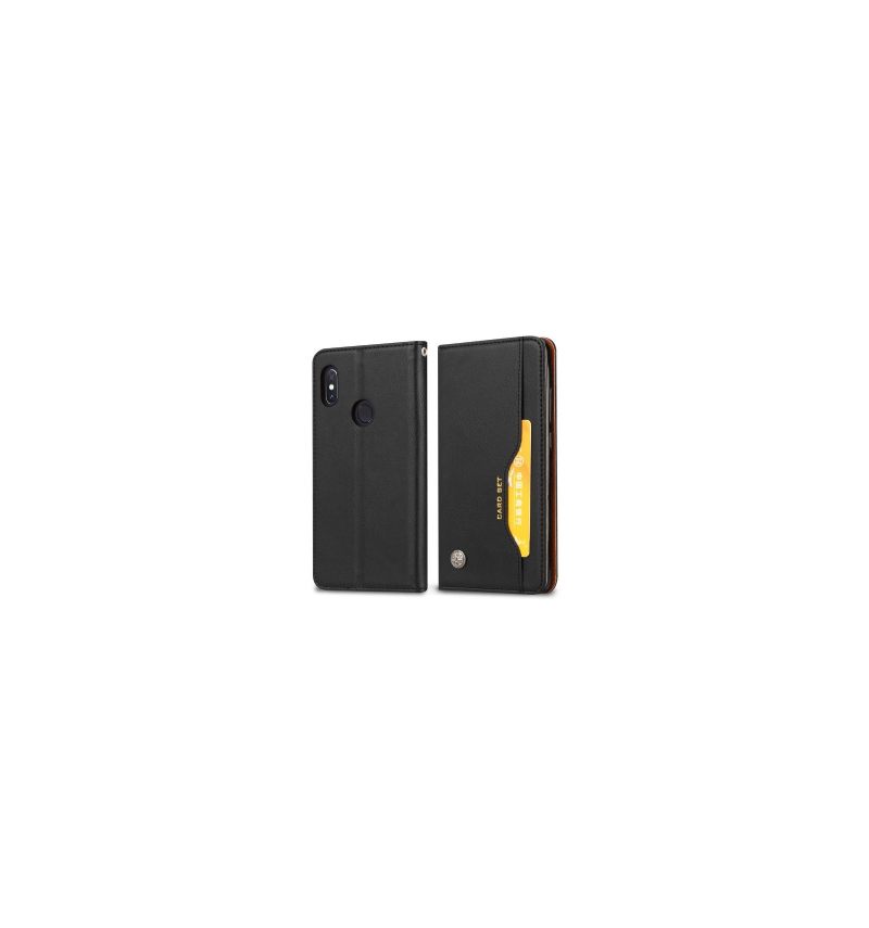 Leren Hoesje voor Xiaomi Redmi Note 5 Leren Stand Case