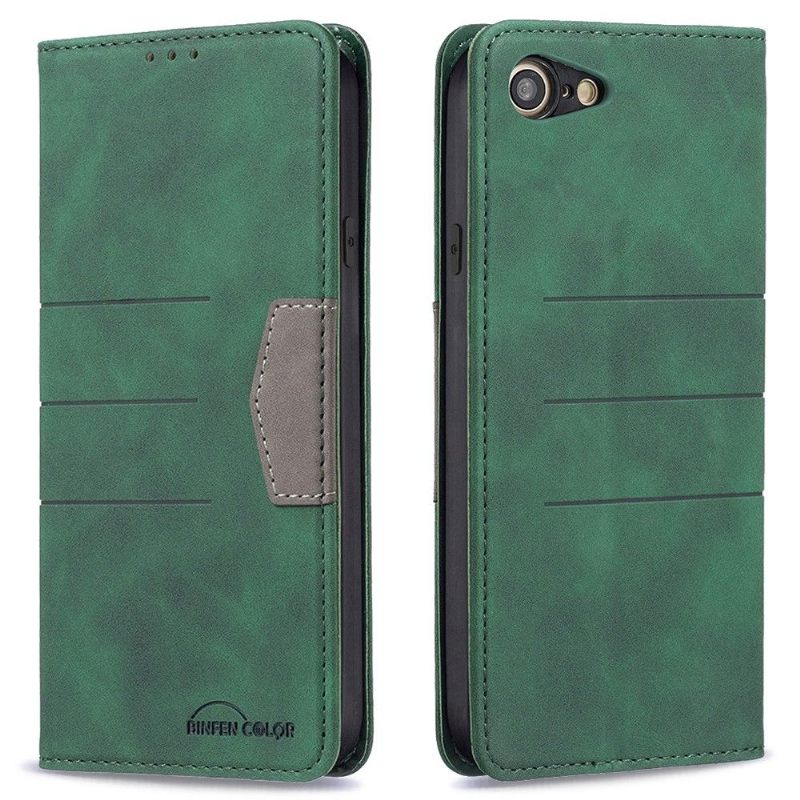 Folio-hoesje voor iPhone SE 2022 Binfen Color Flip Faux Leather