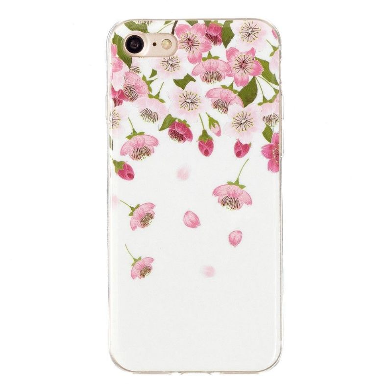 Hoesje voor iPhone SE 2022 Fluorescerende Bloemen