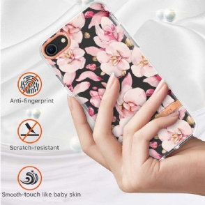 Hoesje voor iPhone SE 2022 Gardenia Roze Bloem