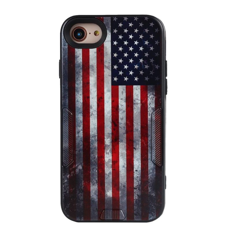 Hoesje voor iPhone SE 2022 Vintage Amerikaanse Vlag