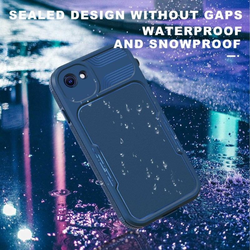 Telefoonhoesje voor iPhone SE 2022 Bescherming Waterdicht En Bestendig Full Body