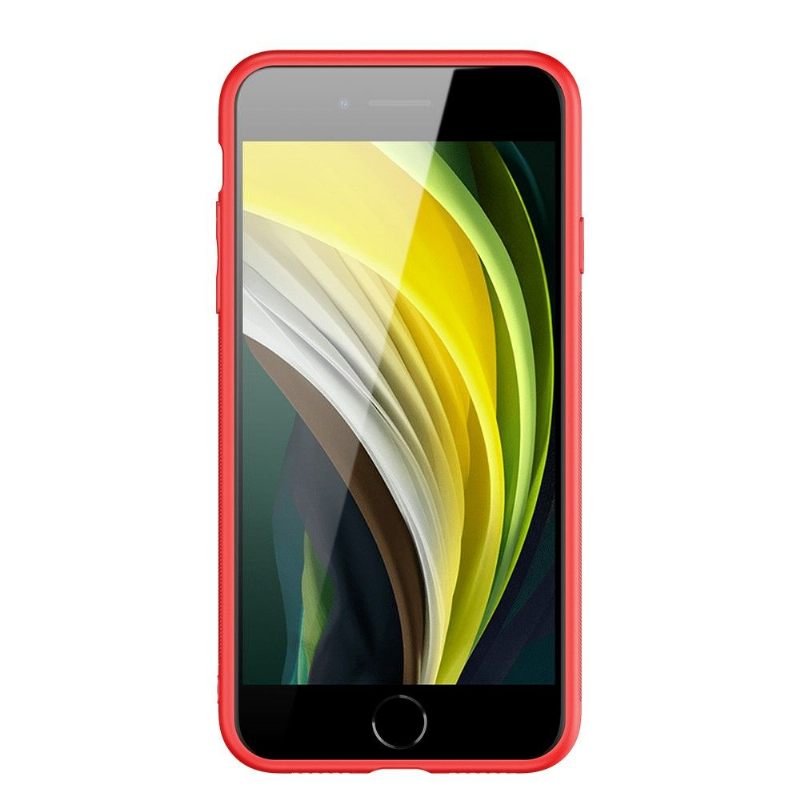 Telefoonhoesje voor iPhone SE 2022 Yolo-serie Leereffect