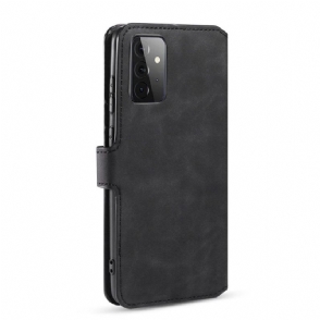 Flip Case voor Samsung Galaxy A72 4G / A72 5G Dg Ming Retro Stijl