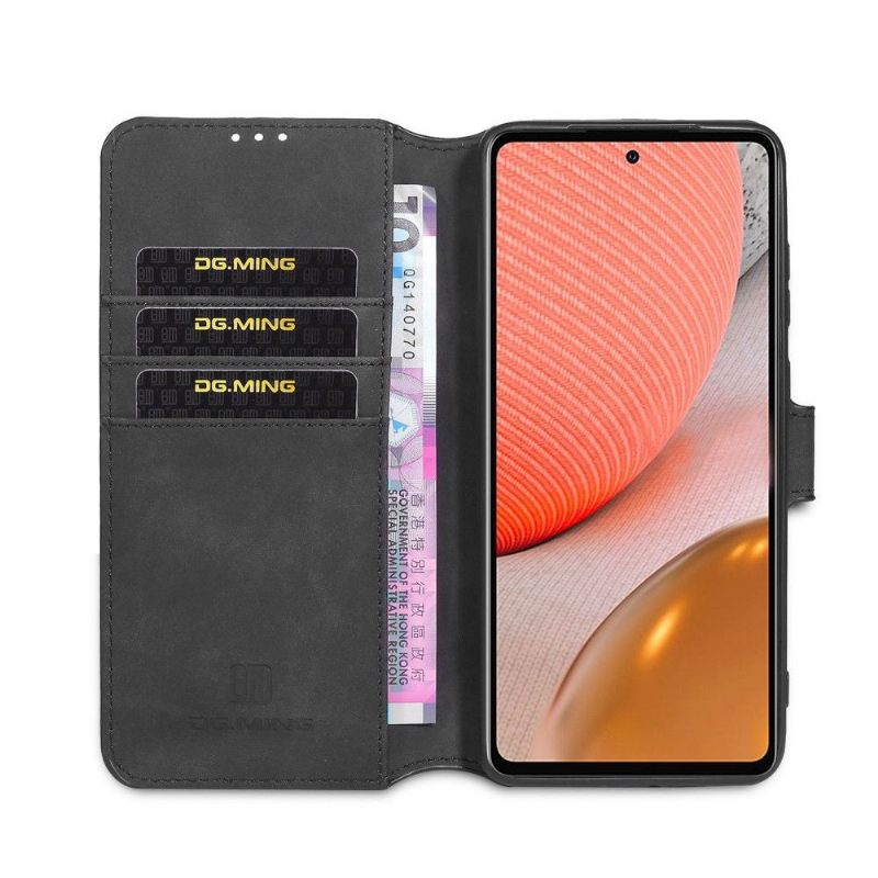 Flip Case voor Samsung Galaxy A72 4G / A72 5G Dg Ming Retro Stijl