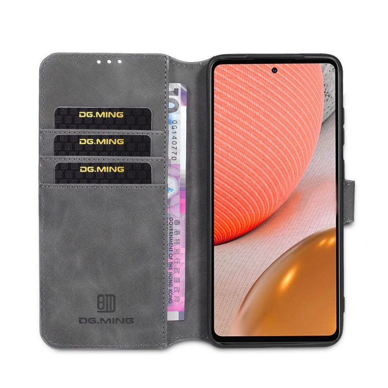 Flip Case voor Samsung Galaxy A72 4G / A72 5G Dg Ming Retro Stijl