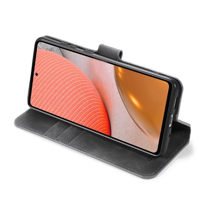 Flip Case voor Samsung Galaxy A72 4G / A72 5G Dg Ming Retro Stijl