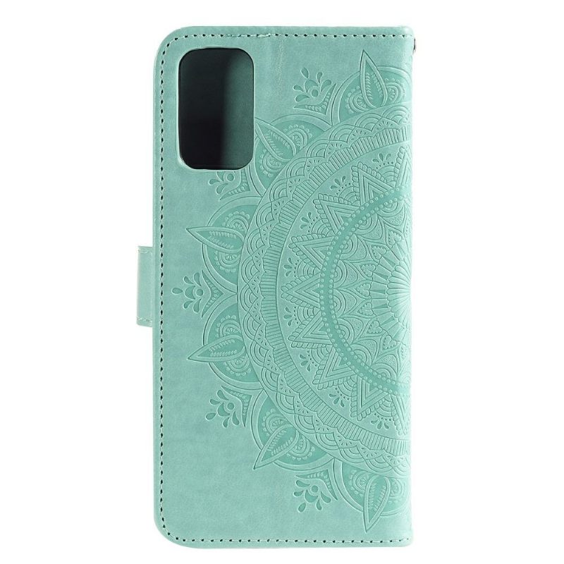 Folio-hoesje voor Samsung Galaxy A72 4G / A72 5G Anti-fall Zon Mandala