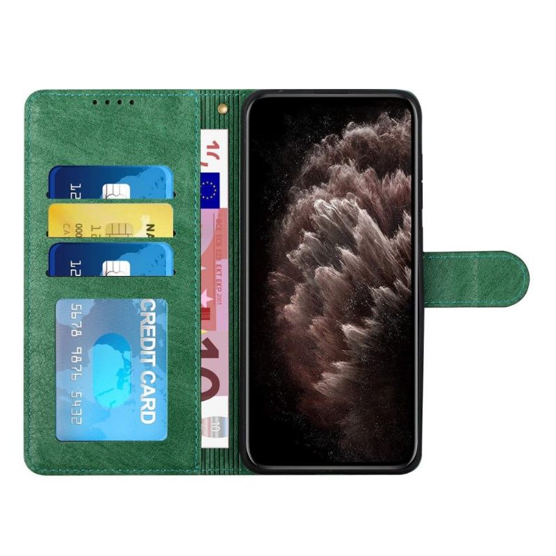 Folio-hoesje voor Samsung Galaxy A72 4G / A72 5G Premium Illustratie Meisje