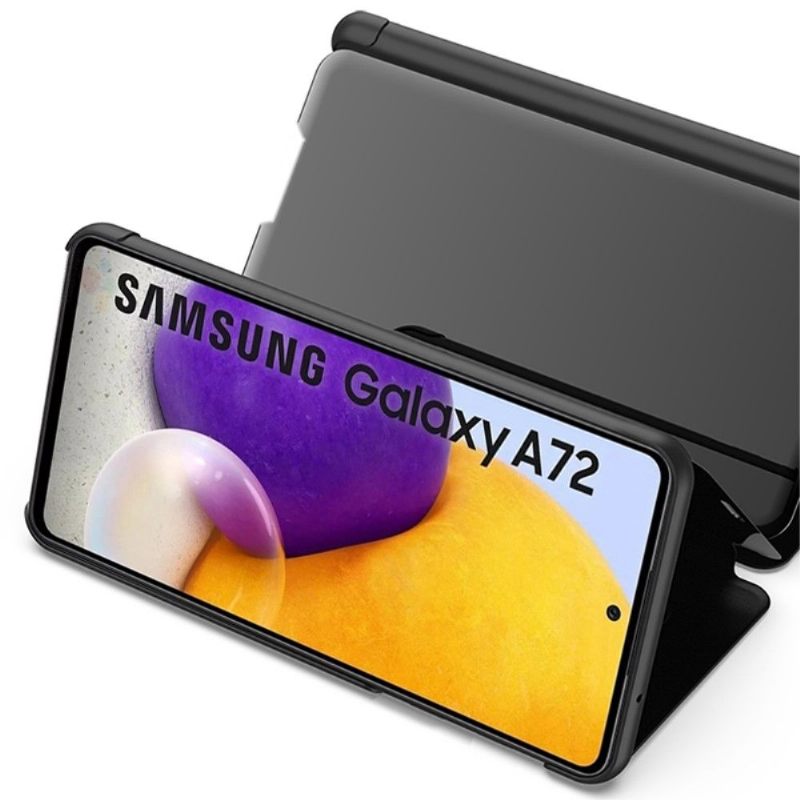 Hoesje voor Samsung Galaxy A72 4G / A72 5G Folio-hoesje Spiegeleffect