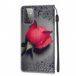 Leren Hoesje voor Samsung Galaxy A72 4G / A72 5G Roze