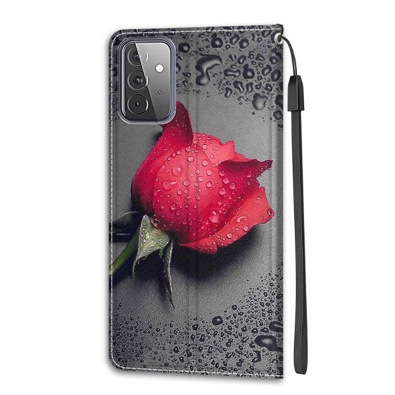 Leren Hoesje voor Samsung Galaxy A72 4G / A72 5G Roze