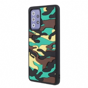 Telefoonhoesje voor Samsung Galaxy A72 4G / A72 5G Bescherming Robuuste Militaire Camouflage