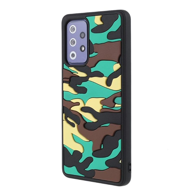 Telefoonhoesje voor Samsung Galaxy A72 4G / A72 5G Bescherming Robuuste Militaire Camouflage