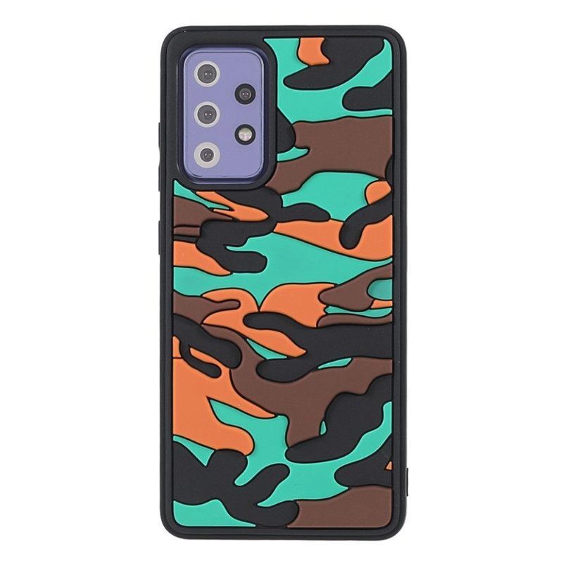 Telefoonhoesje voor Samsung Galaxy A72 4G / A72 5G Bescherming Robuuste Militaire Camouflage