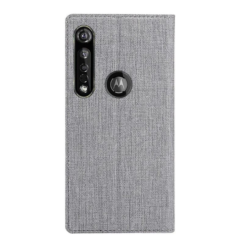 Flip Case voor Motorola Moto G8 Plus Ondersteuningsfunctie Voor Bretels