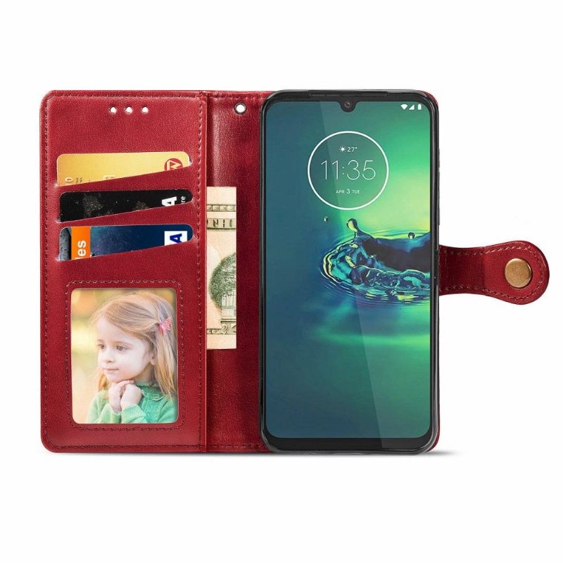 Folio-hoesje voor Motorola Moto G8 Plus Indila Kunstleer Kaarthouder