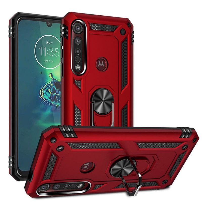 Hoesje voor Motorola Moto G8 Plus Anti-fall Hybride Ondersteuningsfunctie