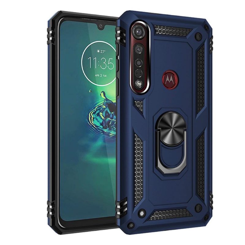 Hoesje voor Motorola Moto G8 Plus Anti-fall Hybride Ondersteuningsfunctie