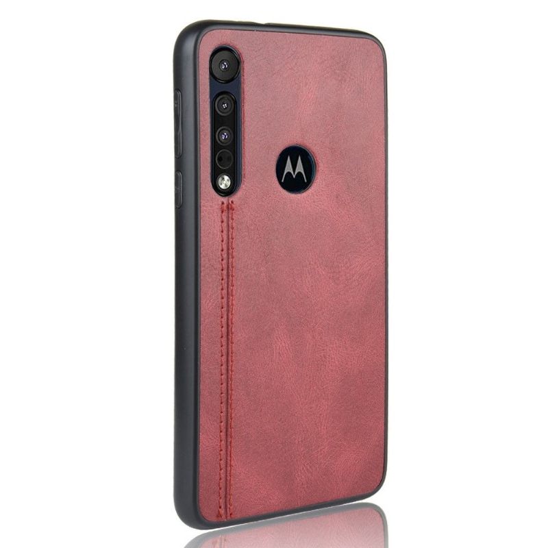 Hoesje voor Motorola Moto G8 Plus Leereffect