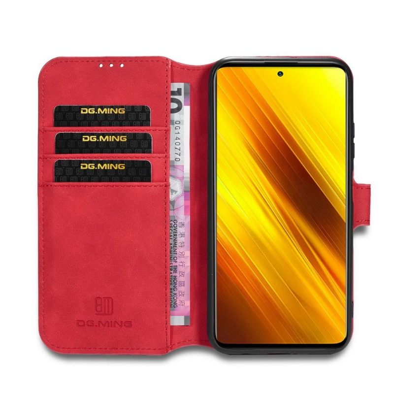 Folio-hoesje voor Poco X3 / X3 Pro / X3 NFC Dg Ming Retro Stijl