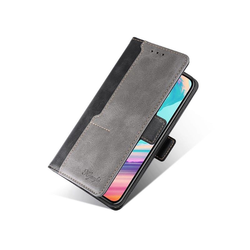 Folio-hoesje voor Poco X3 / X3 Pro / X3 NFC Keyunfei Kunstleer Bicolor