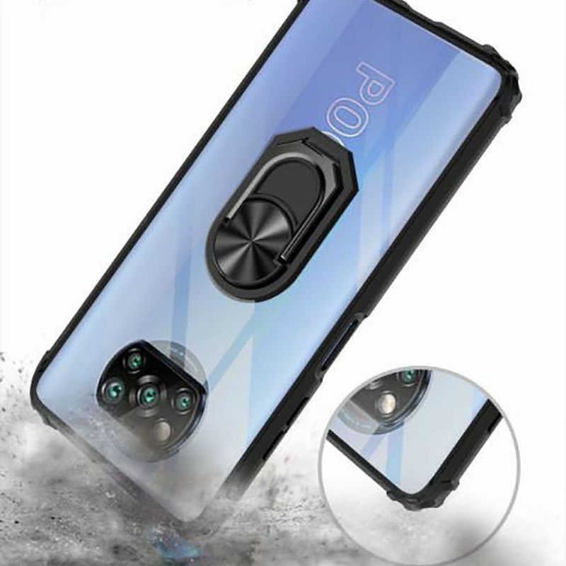 Hoesje voor Poco X3 / X3 Pro / X3 NFC Schokbestendig Met Ring