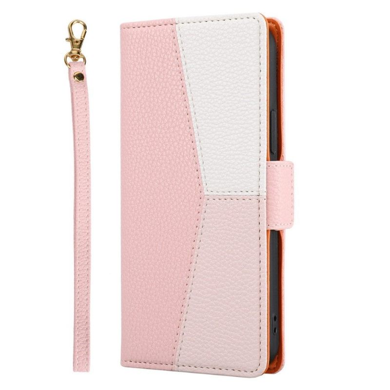 Leren Hoesje voor Poco X3 / X3 Pro / X3 NFC Driekleurige Eva