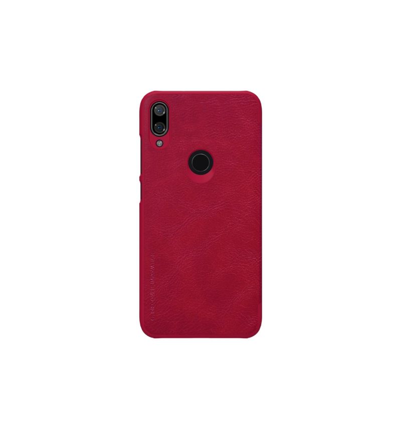 Folio-hoesje voor Xiaomi Mi Play Nillkin Qin Leren Cover - Rood