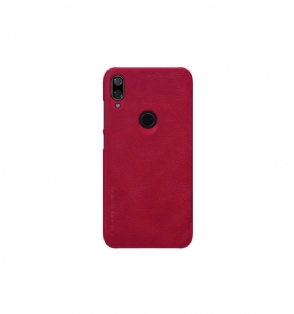 Folio-hoesje voor Xiaomi Mi Play Nillkin Qin Leren Cover - Rood