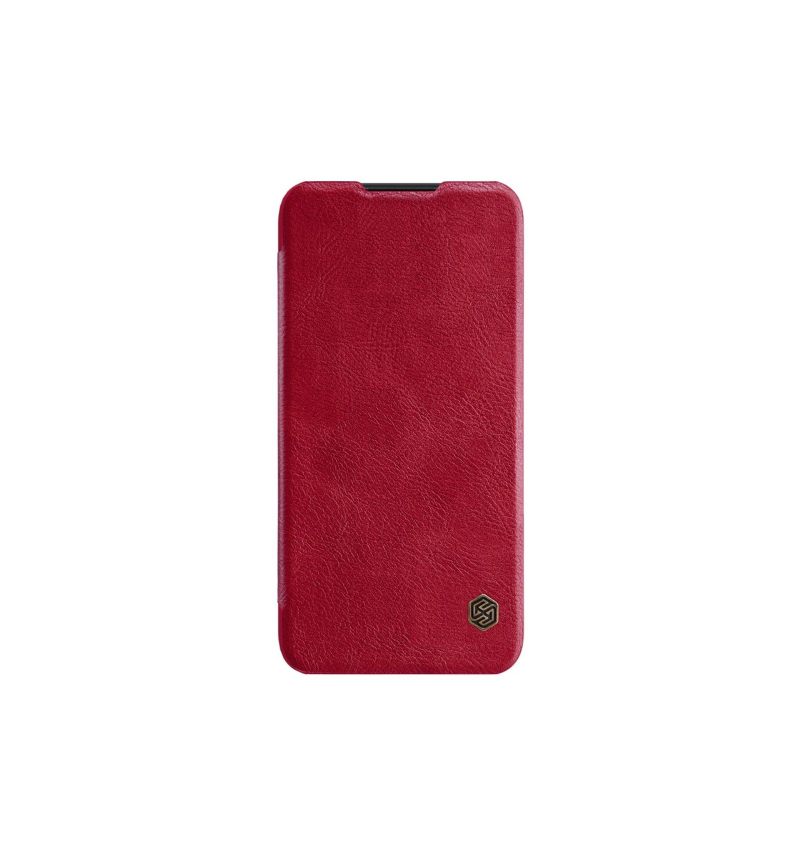 Folio-hoesje voor Xiaomi Mi Play Nillkin Qin Leren Cover - Rood