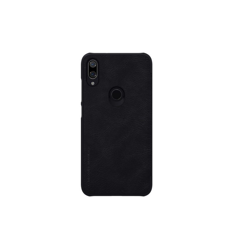 Folio-hoesje voor Xiaomi Mi Play Nillkin Qin Leren Cover - Zwart