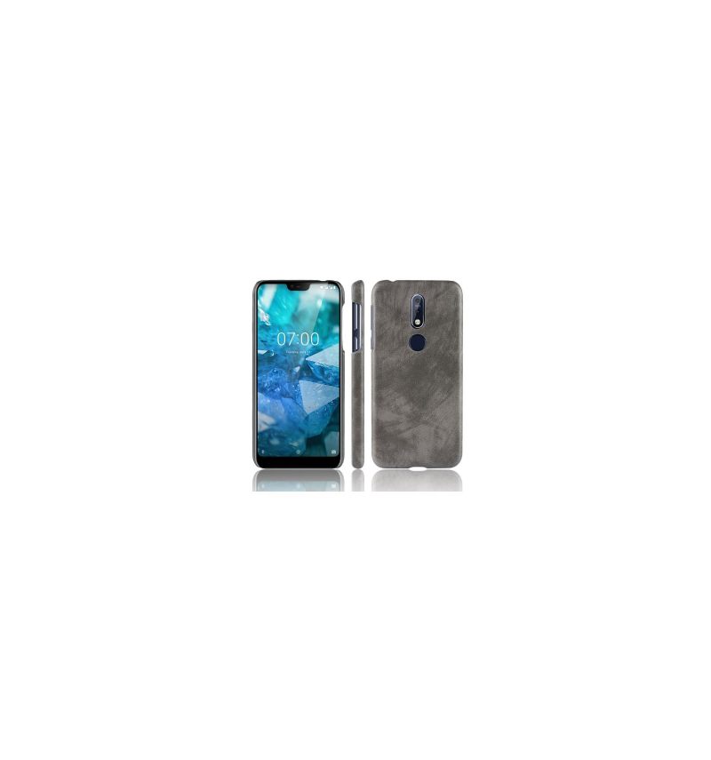 Hoesje voor Nokia 7.1 Leereffect