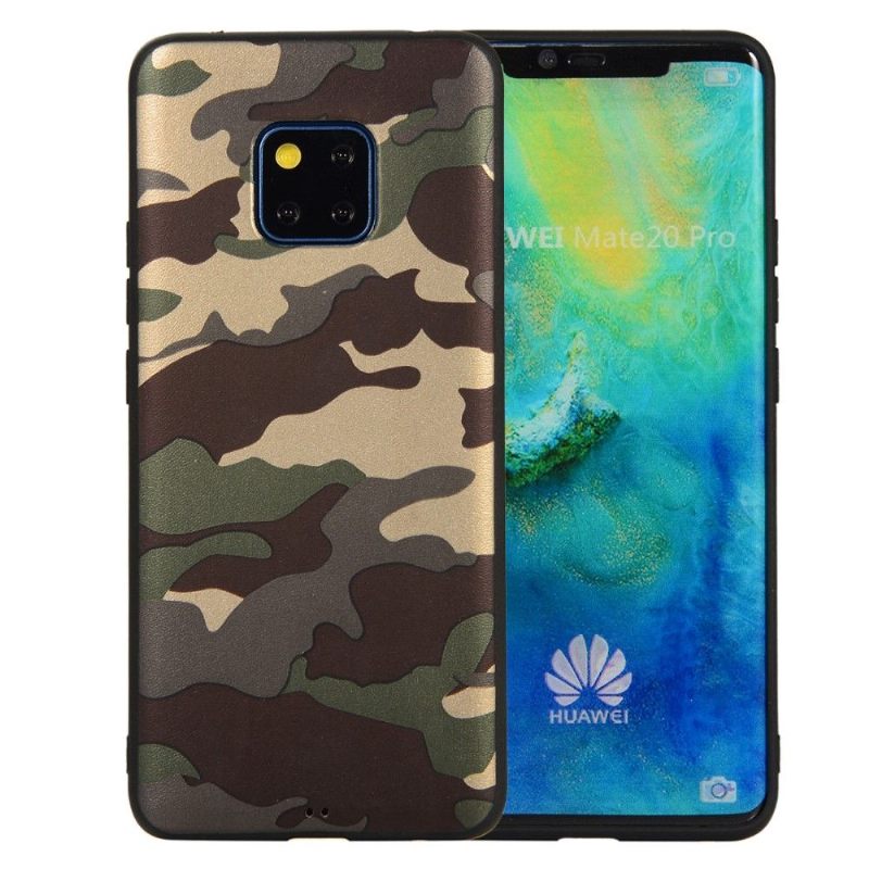 Hoesje voor Huawei Mate 20 Pro Militaire Camo Gel