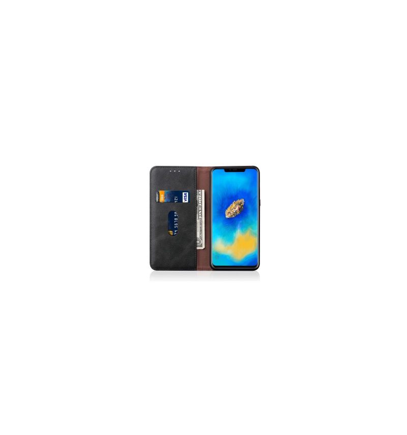 Leren Hoesje voor Huawei Mate 20 Pro Bescherming Slimme Retro