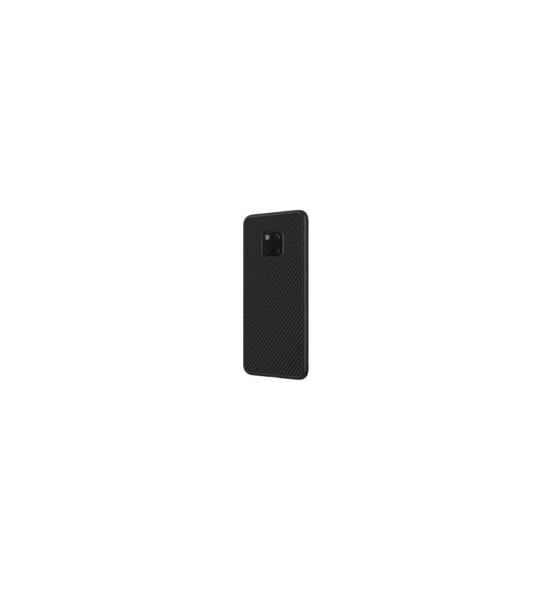 Telefoonhoesje voor Huawei Mate 20 Pro Synthetische Vezel - Zwart