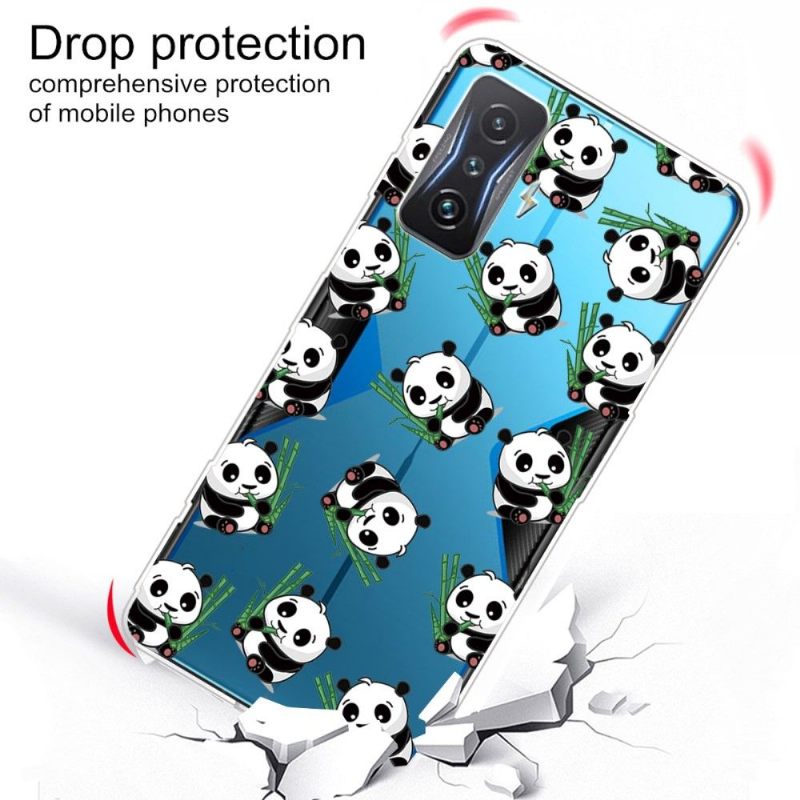 Hoesje voor Poco F4 GT Blije Panda's