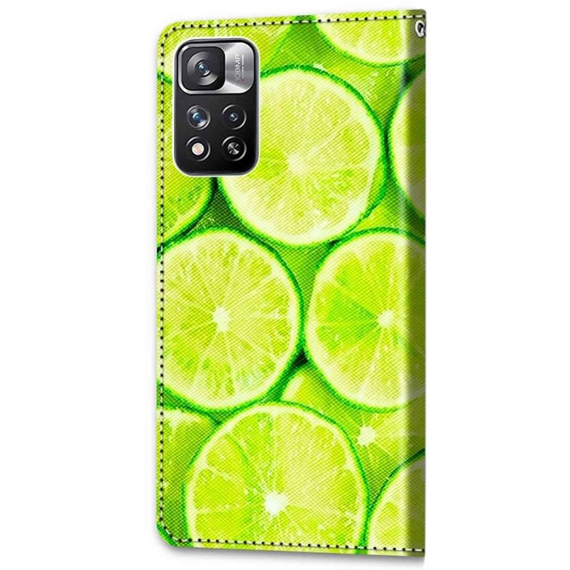 Flip Case voor Xiaomi Redmi Note 11 Pro Plus 5G Citroen