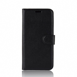 Cover voor OnePlus 7 Pro Stijl Lederen Kaarthouder