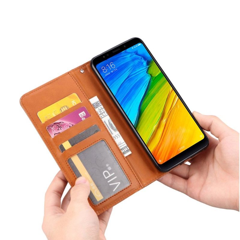 Folio-hoesje voor OnePlus 7 Pro Portemonnee Leren Stand Case Portemonnee