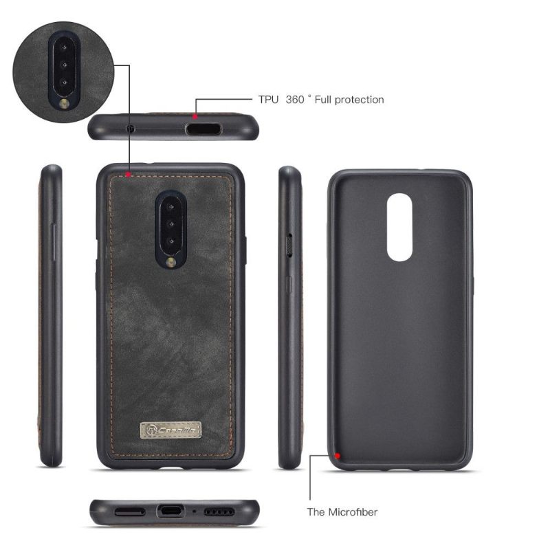 Hoesje Case voor OnePlus 7 Pro 2 in 1 En Magnetische Schaal