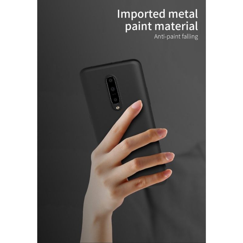 Hoesje voor OnePlus 7 Pro Anti-fall Ultra Dunne Matte Coating - Zwart