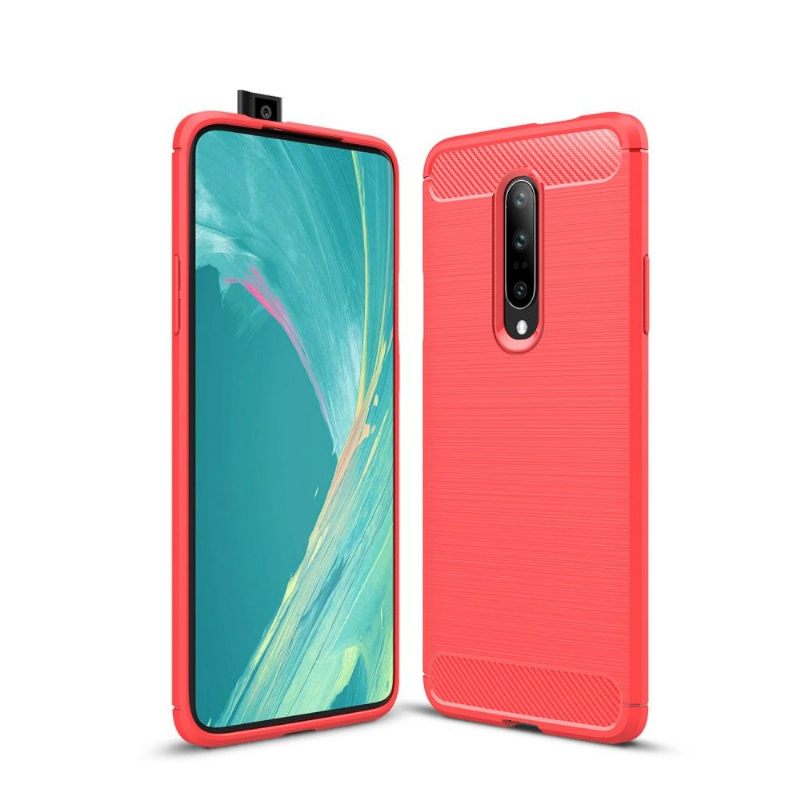 Hoesje voor OnePlus 7 Pro Koolborstel Gel