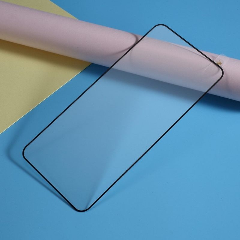 Oneplus 7 Pro - Schermbeschermer Van Gehard Glas Op Ware Grootte - Zwart